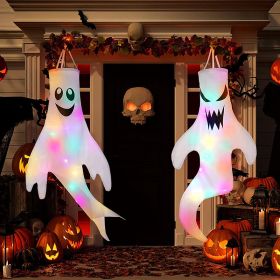 Halloween Decorations Outdoor Decor Hanging Lighted Glowing Ghost Witch Hat Halloween Decorations Indoor Outside Ornaments Clearance Halloween Pa