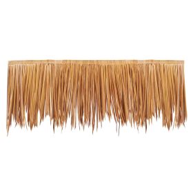Artificial Thatch Grass Roof, 1.3 x3.2 ft Mexican Style Tiki Bar Hut Skirt Thatch Roofing Roll, Waterproof & Fire-Resistant