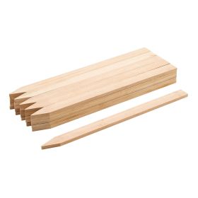 Wooden Garden Stakes, 25 Pcs 24 x 0.5 x1.5 in Survey Grading Stakes, Garden Ground Stake with Sharp Point, Fir Wood Plant Support Stake