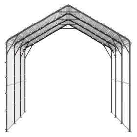 Heavy Duty Metal Carport, 10' x 15' Outdoor Carport with Galvanized Steel Frame & Roof, Car Tent Garage Shade with Removable Sidewalls