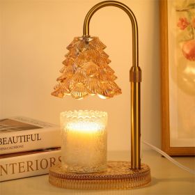 Candle Warmer Lamp With Timer & Dimmer , Adjustable Wax Melt Lamp For Jar Candles, Home Decor Accent (Option: Yellow)