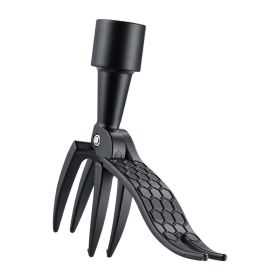1pc Stand Up Weed Puller Tool Weeding Head Replacement Manual Weed Remover Aluminum Claw Weeder Root Remover Hand Tool For Outdoor Garden Lawn Wi (Color: BLACK)